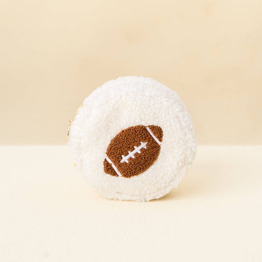 The Darling Effect - Circle Teddy Pouch-Football