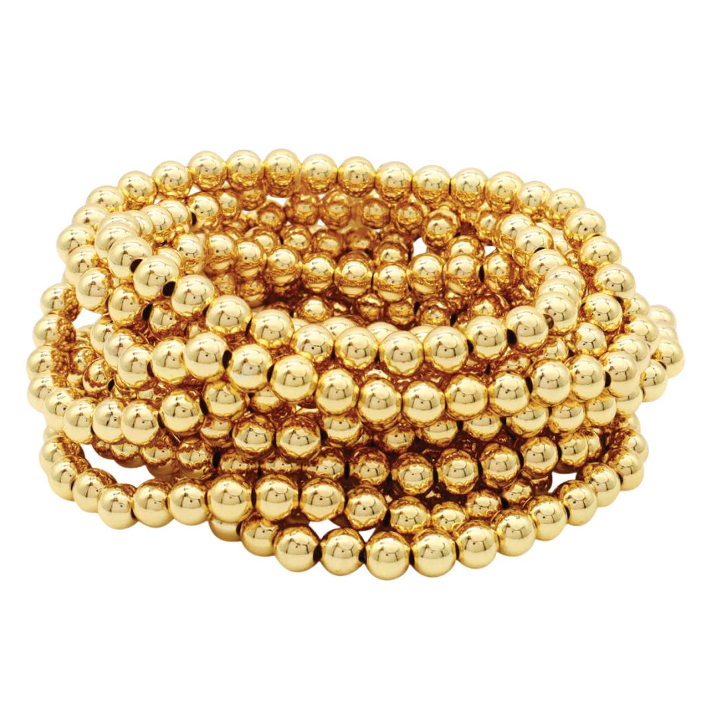 Splendid Iris - 6mm Beaded Bracelets