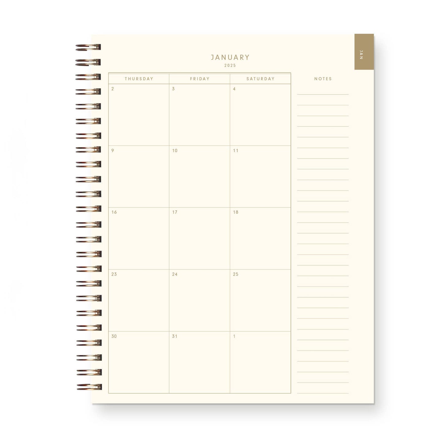 Ruff House Print Shop - 2025 Signature Dated Weekly Planner : Calendar Year