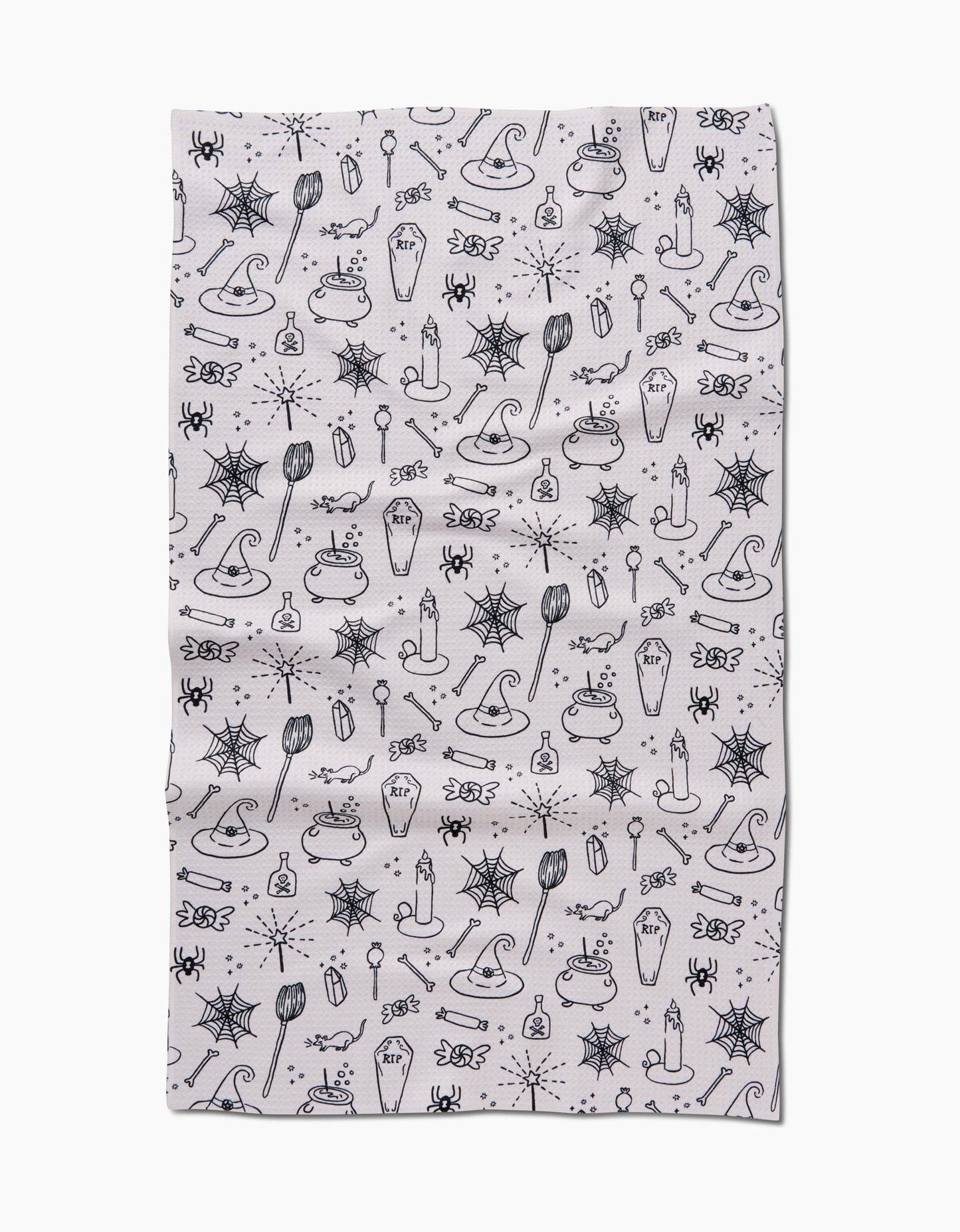 Geometry - Halloween Magic White Tea Towel