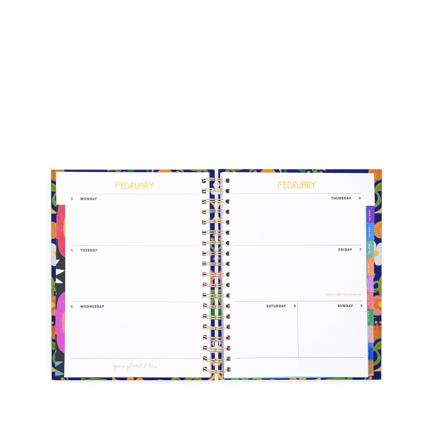 Ban.do - 12 Month Medium Planner, Flowers and Plants