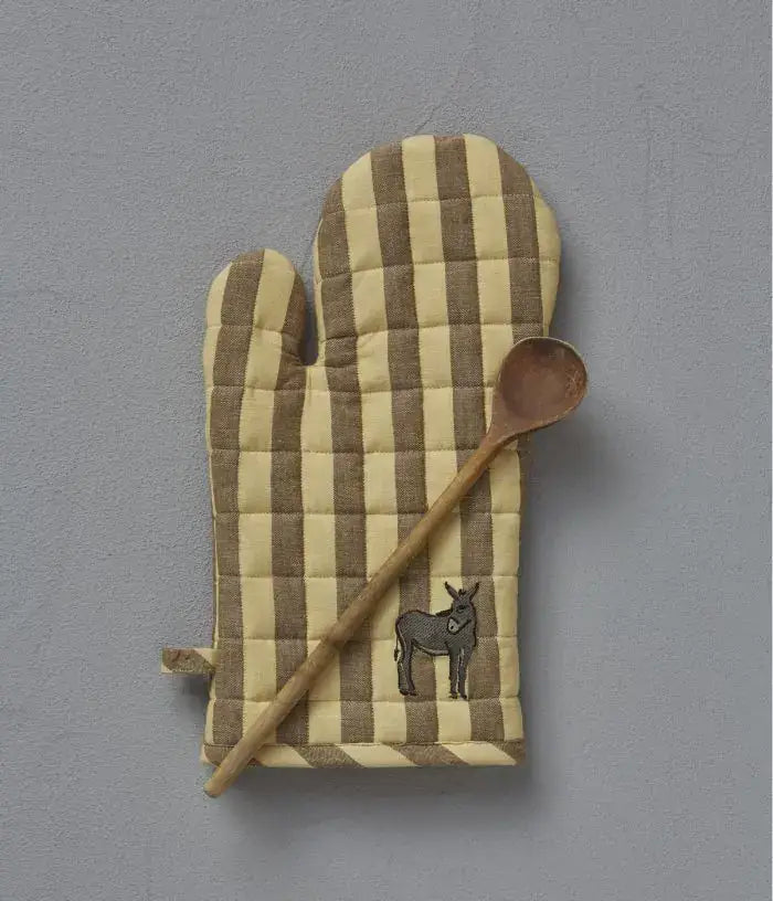 Sylvie Thiriez - Yellow oven glove Cevennes