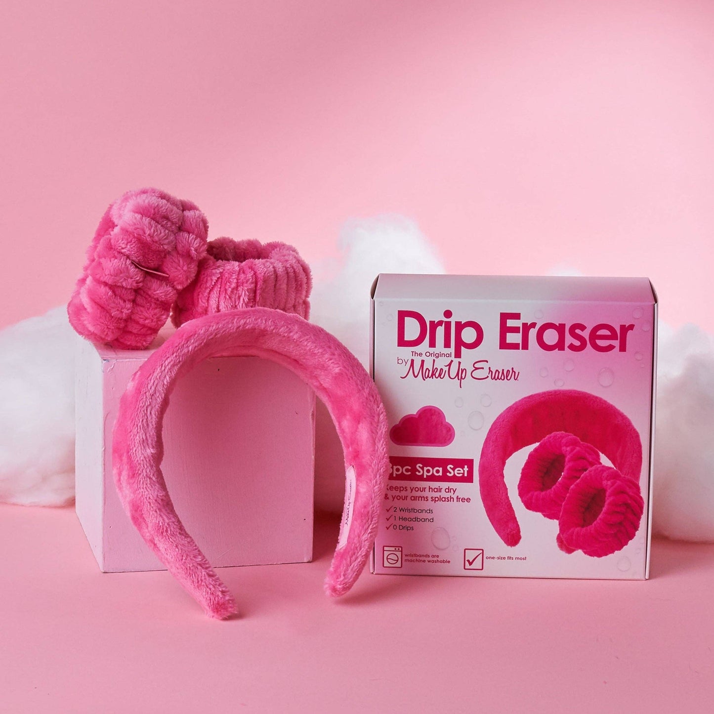 MakeUp Eraser - Drip Eraser Spa Gift Set | Pink