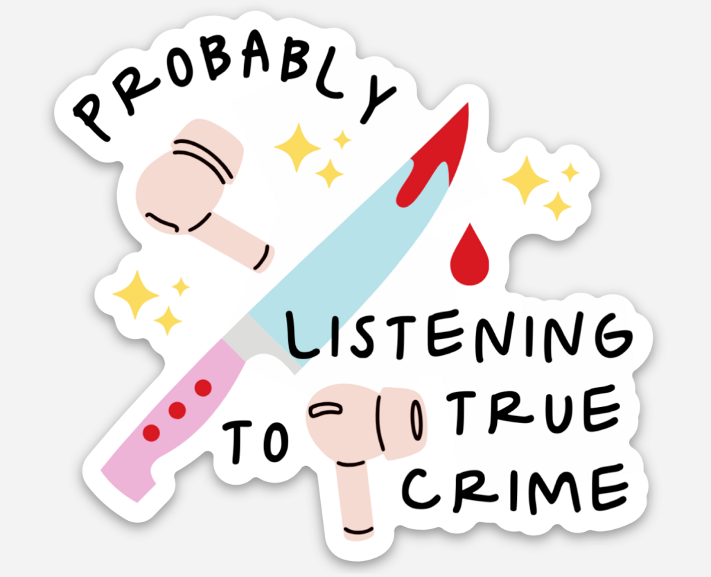 inviting affairs paperie - True Crime  Sticker