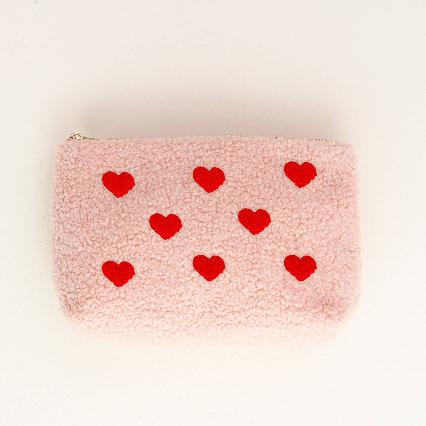 The Darling Effect - Pink Teddy Pouch - Hearts