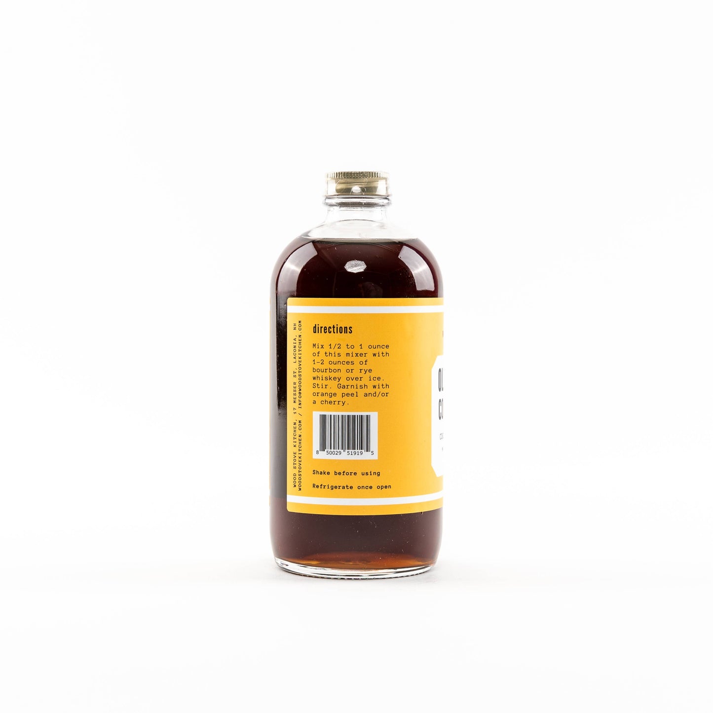 Wood Stove Kitchen - Old Fashioned Cocktail Syrup, 16 fl oz - for Cocktails and M