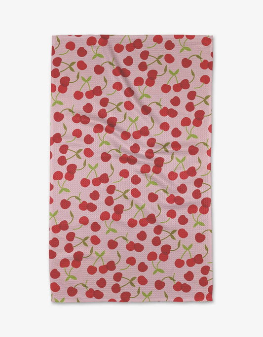 Geometry - Cheery Cherries Tea Towel
