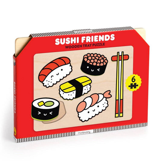 Chronicle Books - Sushi Friends Wooden Tray Puzzle