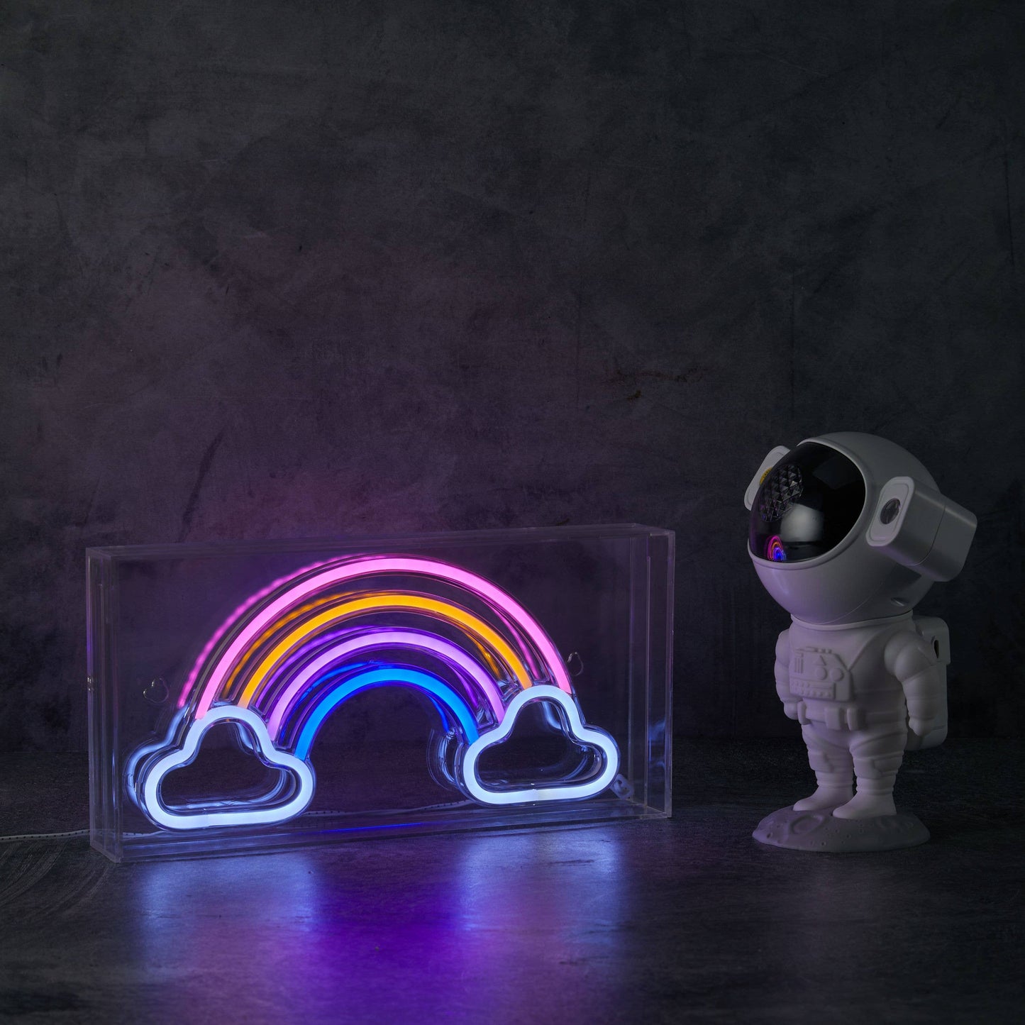 Trend Tech Brands - Neon Art Desktop & Wall Signs-Rainbow