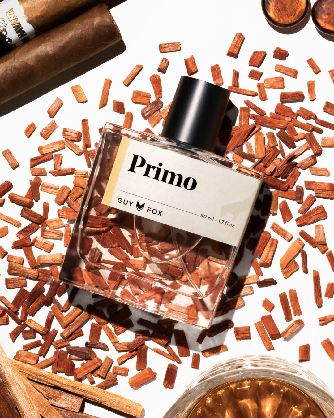 GUY FOX - Primo - Men's Cologne - Santal, Cuban Cigar, Smoked Rum