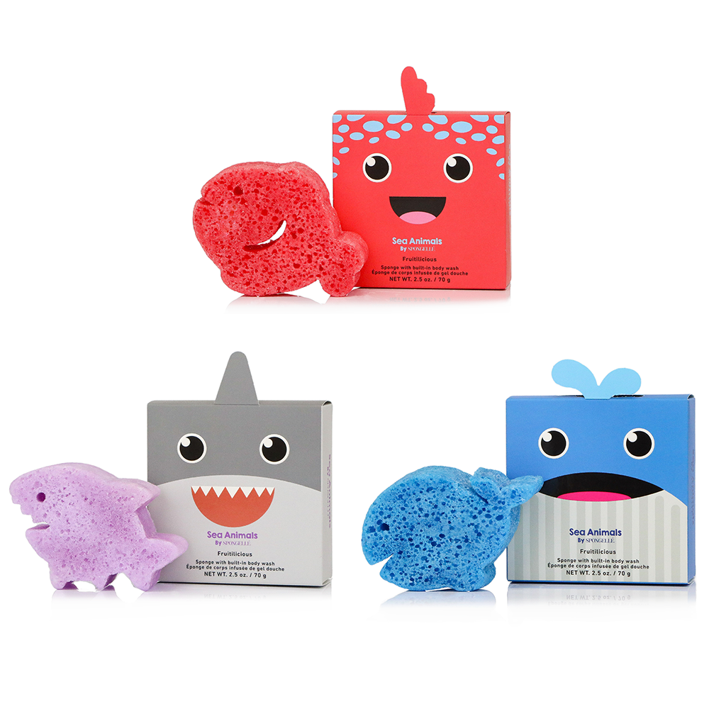 Spongellé - Sea Animals Assorted for Kids & Baby