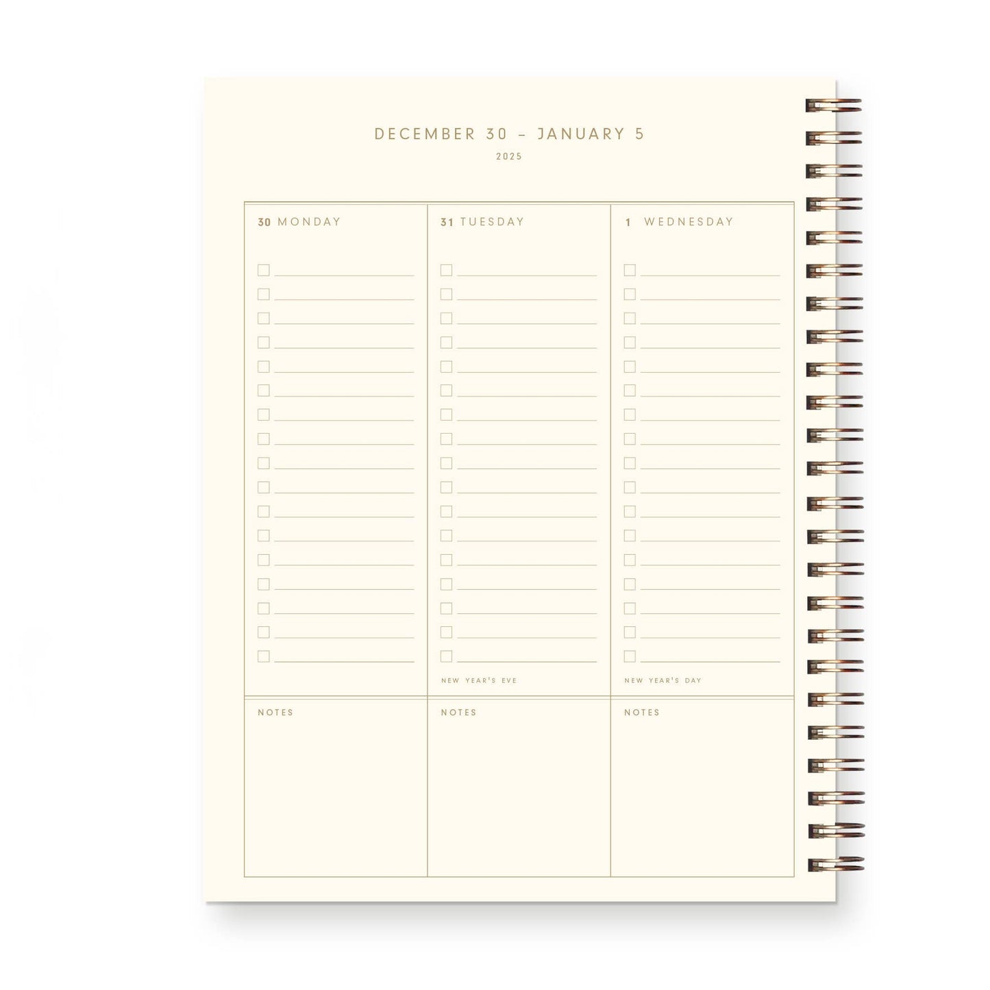 Ruff House Print Shop - 2025 Signature Dated Weekly Planner : Calendar Year