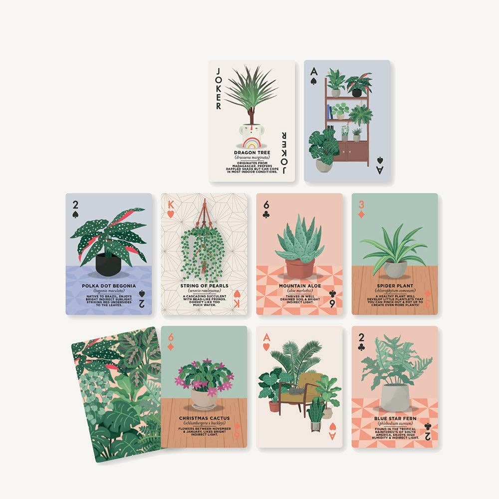 Chronicle Books - Houseplants Playing Cards