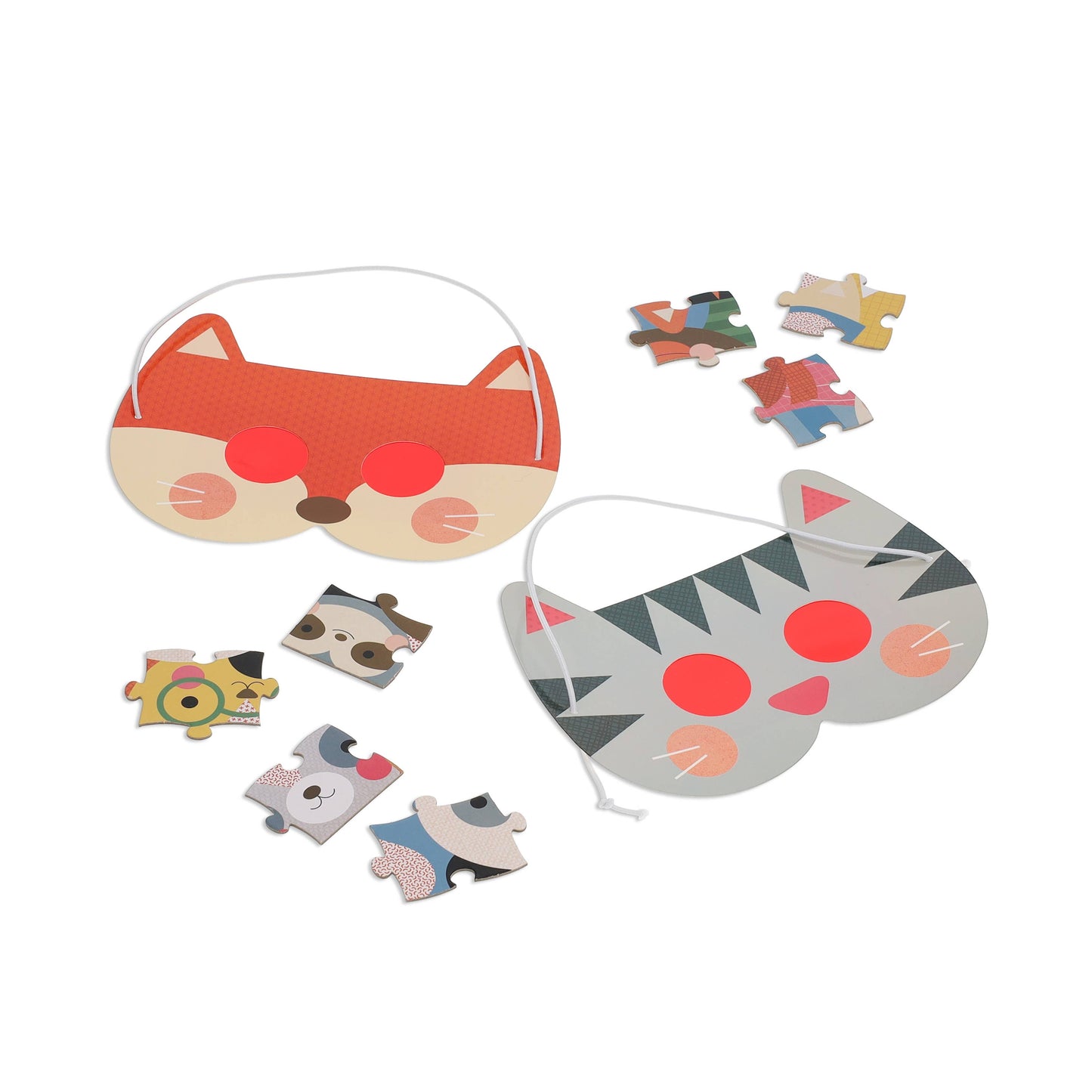 Petit Collage - Animal Festival 100-Piece Decoder Puzzle