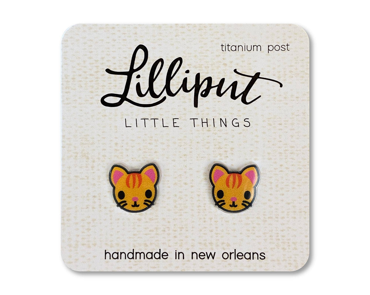 Lilliput Little Things - Kitty Cat Earrings