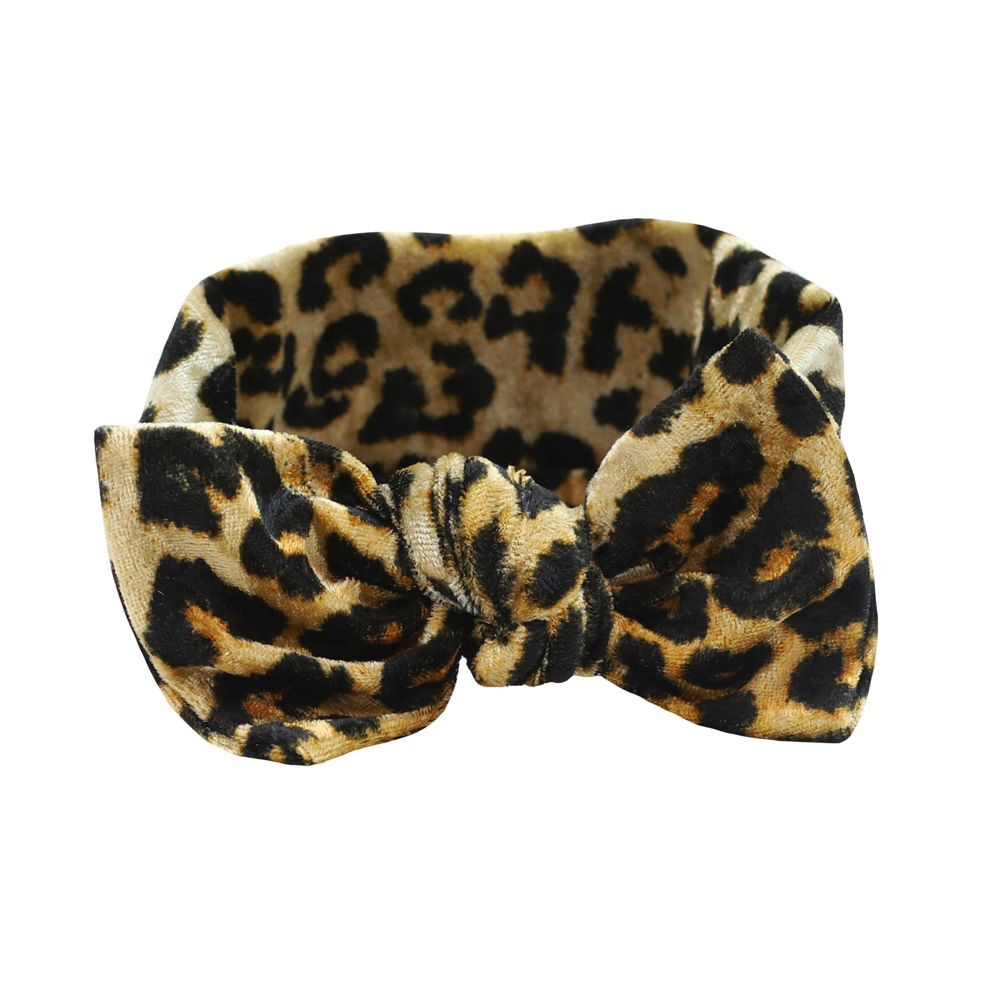 Lou Lou & Company - Velvet - Leopard Knot Headband