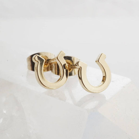 Honeycat Jewelry - Horseshoe Studs