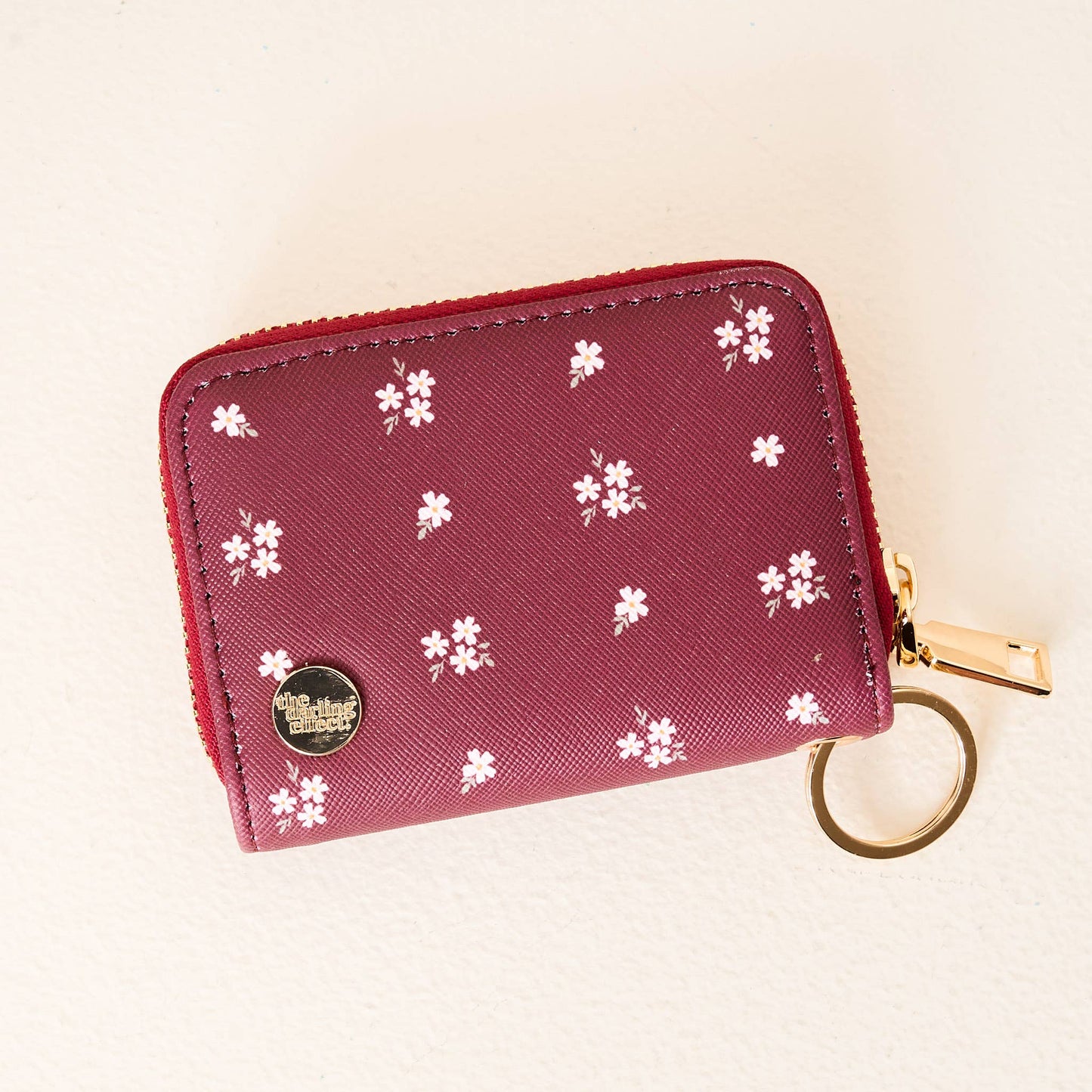 The Darling Effect - Zip Around Wallet-Pretty Posies Plum