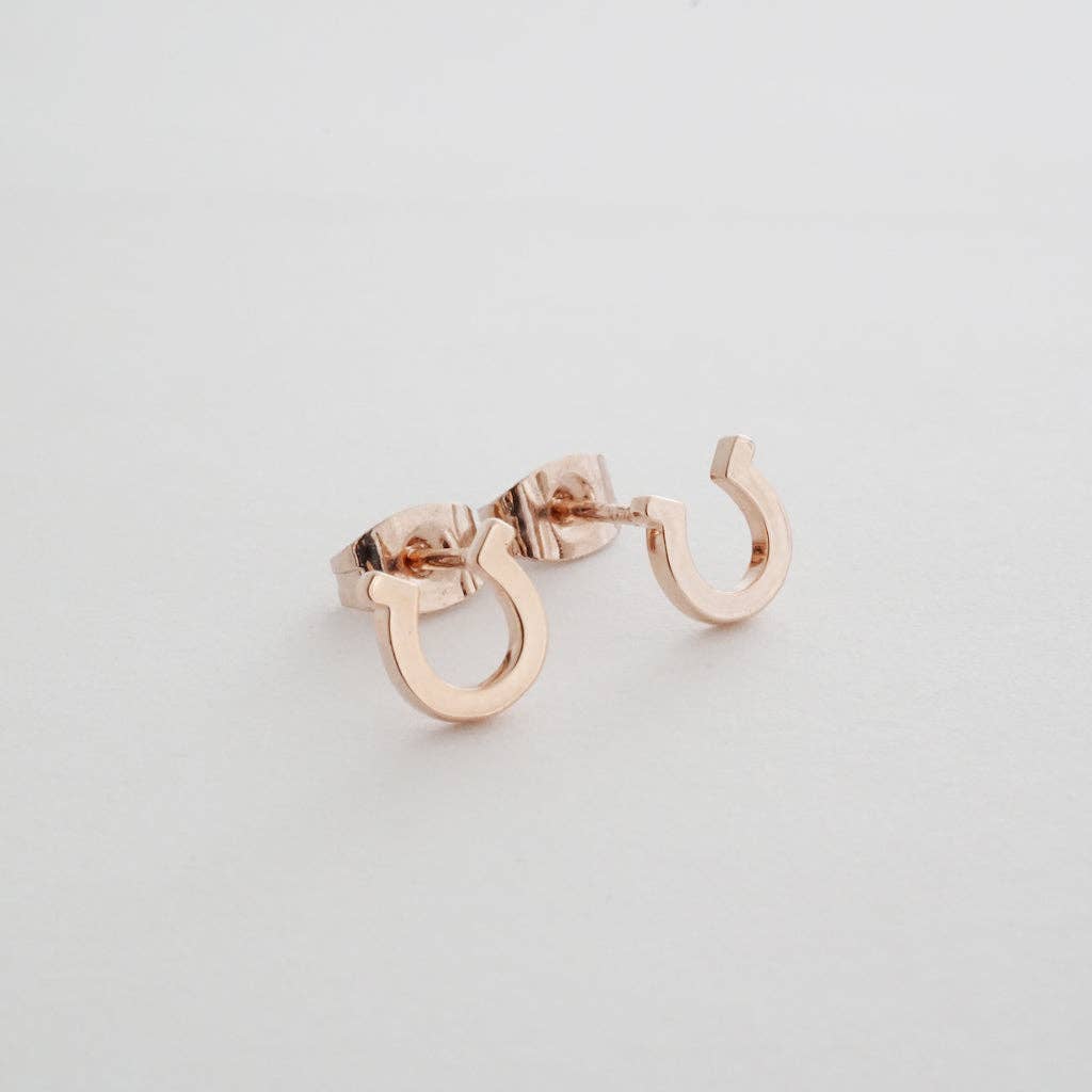 Honeycat Jewelry - Horseshoe Studs