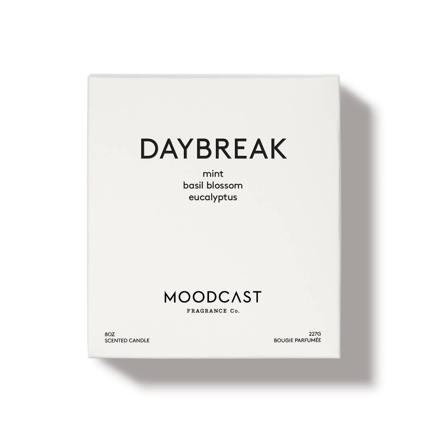 Moodcast Fragrance Co. Daybreak - Black 8oz Coconut Wax Candle