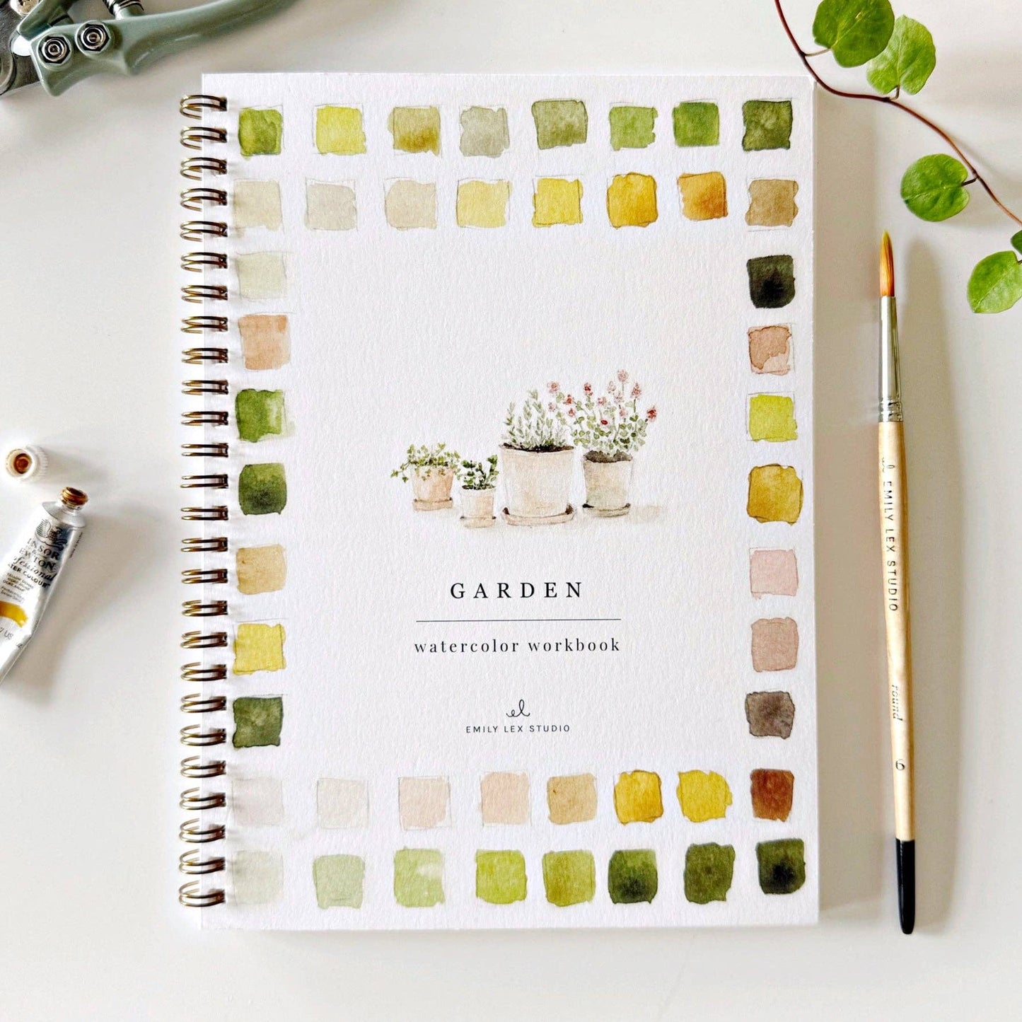 emily lex studio - Garden watercolor workbook