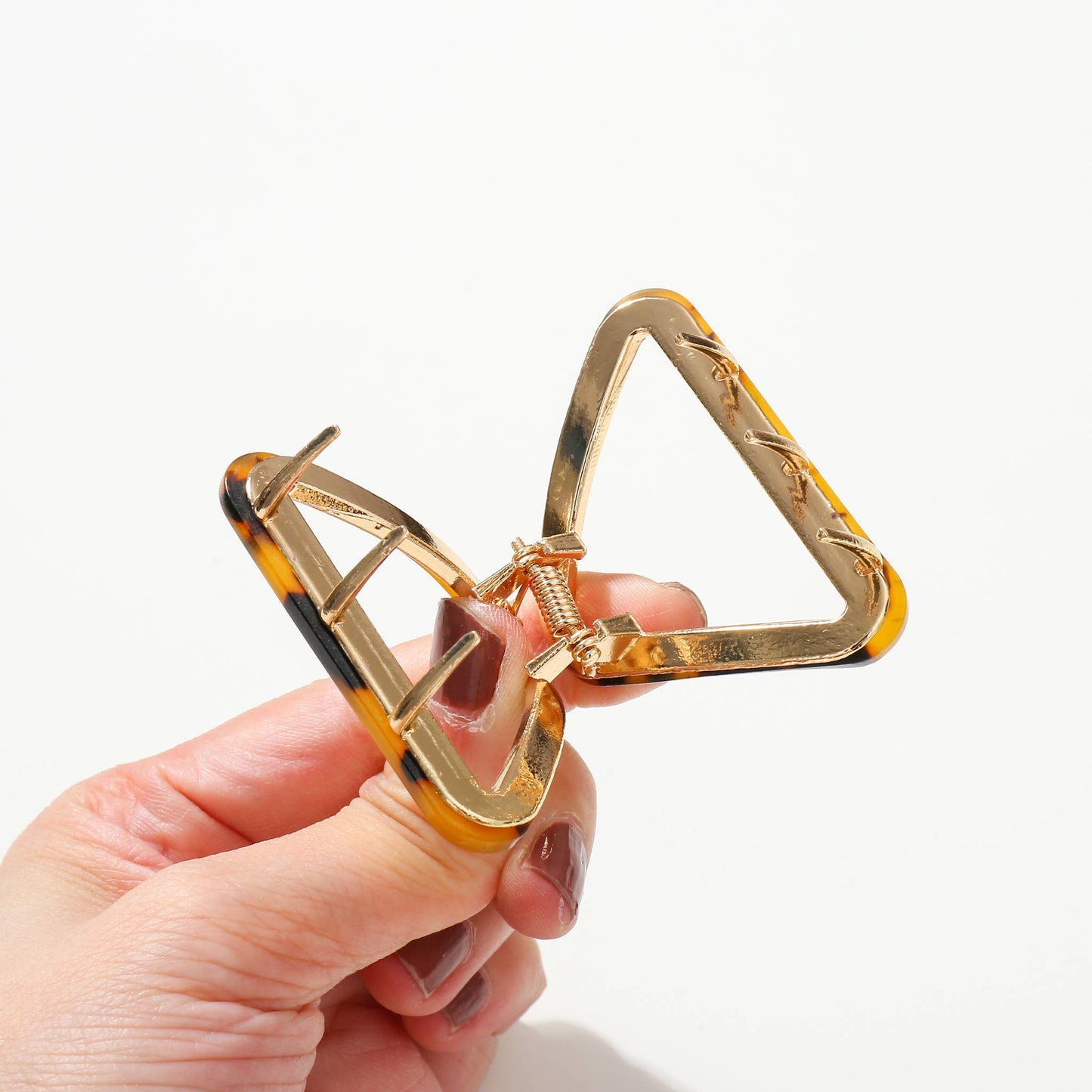 Adorro - Amelie | Small Metal Triangle Eco-Friendly Claw Clip