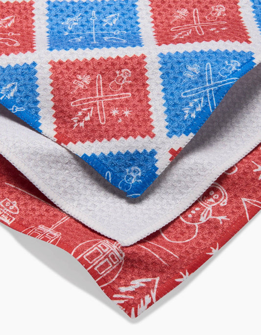 Geometry - Apres Ski Dishcloth Set