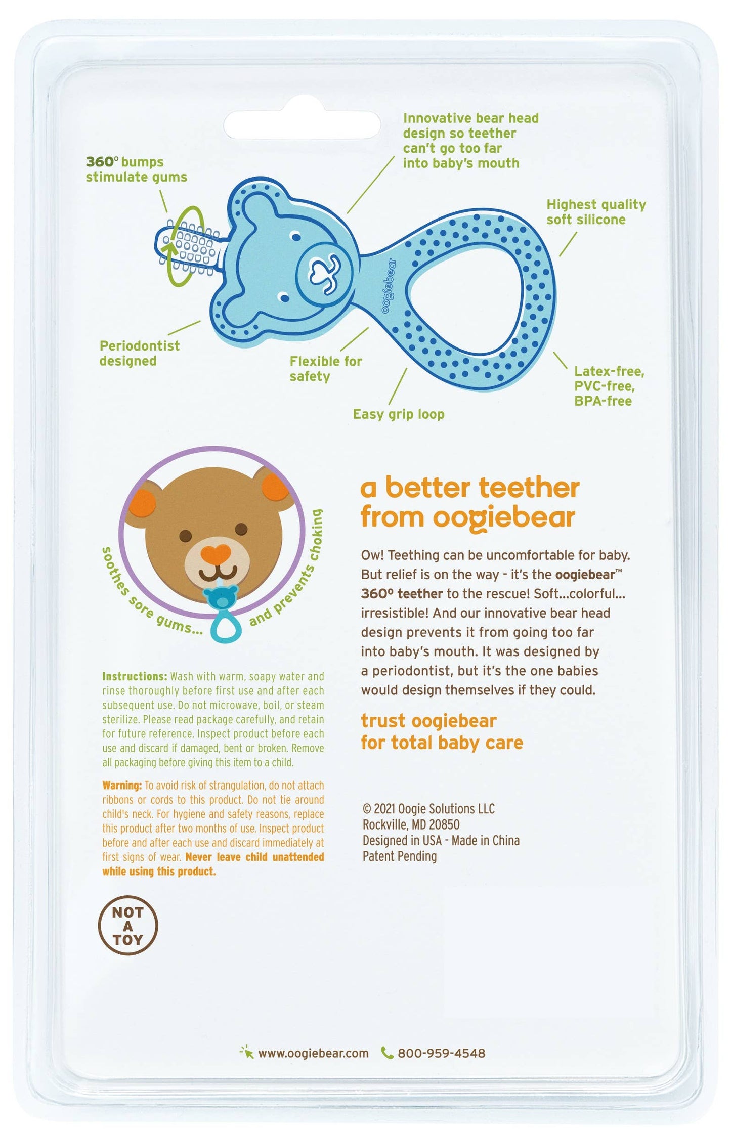 oogiebear - Oogiebear 360˚ Teether