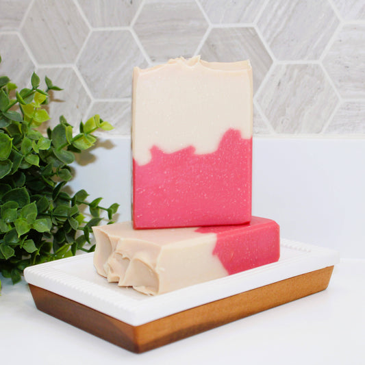 Baba Yaga Designs LLC - Raspberry + Patchouli Soap Bar, Boho Vegan Skin Care