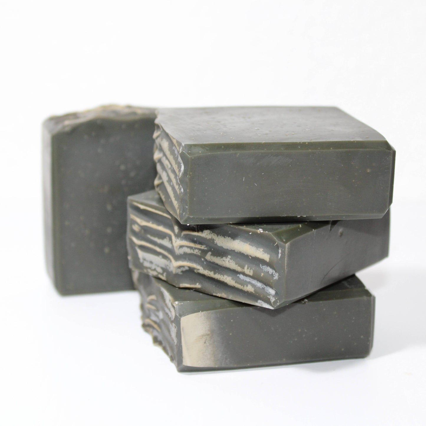 Baba Yaga Designs LLC - Iced Vanilla Woods Soap Bar for Men, Masculine Charcoal Soap