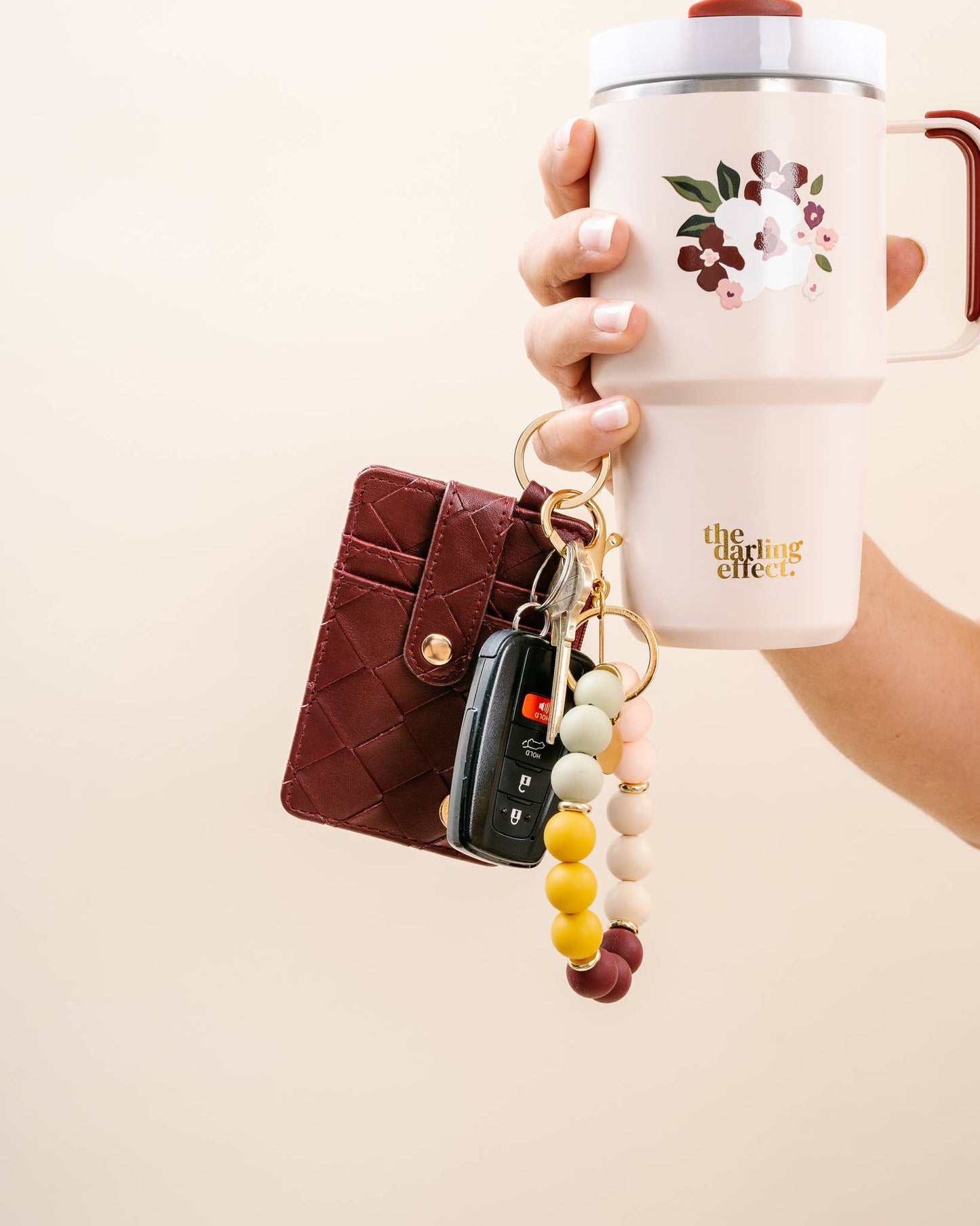 The Darling Effect - Hands-Free Keychain Wristlet - Autumn Sunset