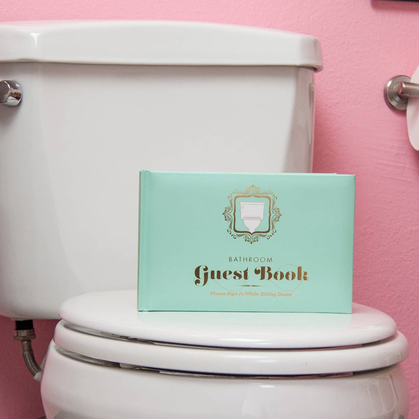 Knock Knock - Bathroom Guest Book