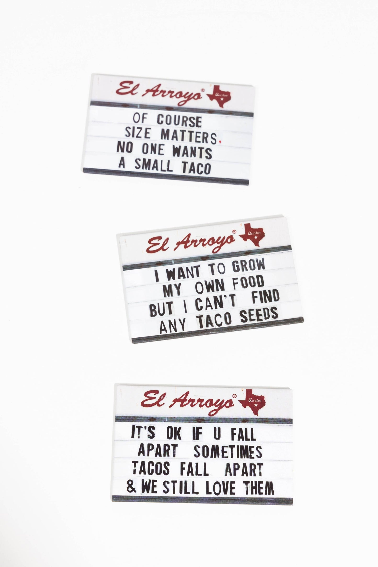 El Arroyo - Magnet Set - Taco 'Bout It