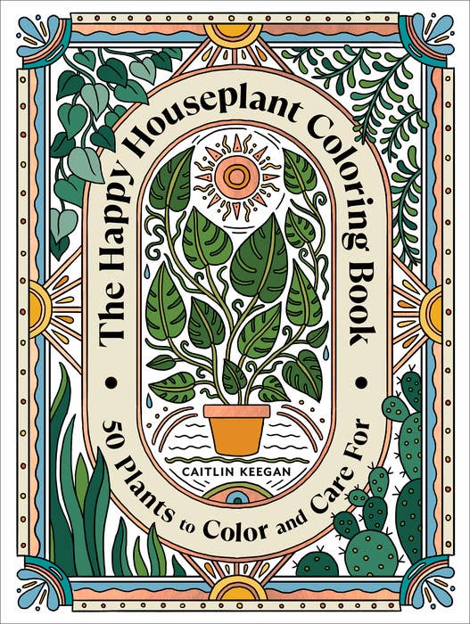 Penguin Random House LLC - Happy Houseplant Coloring Book