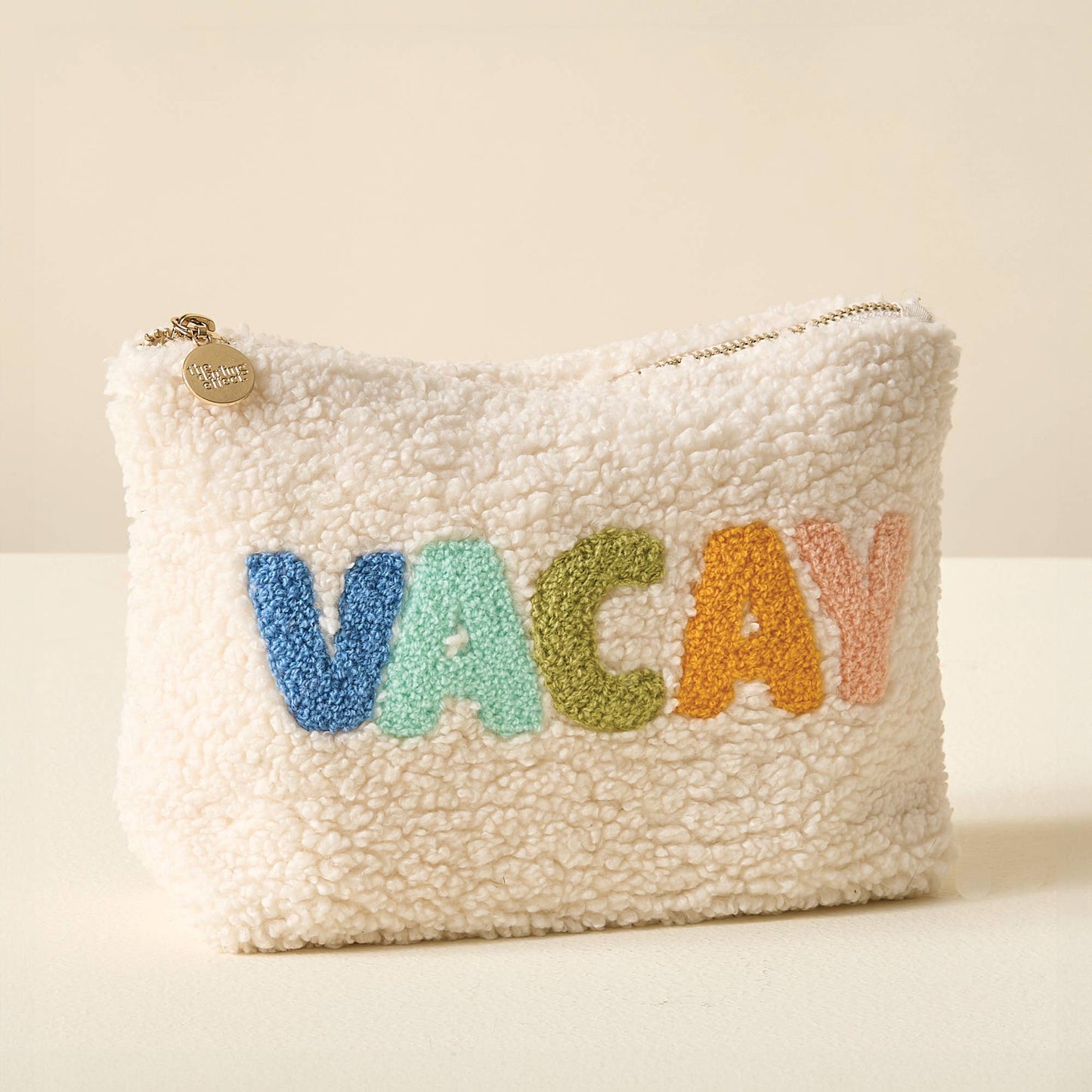 The Darling Effect - Cream Teddy Pouch - Vacay