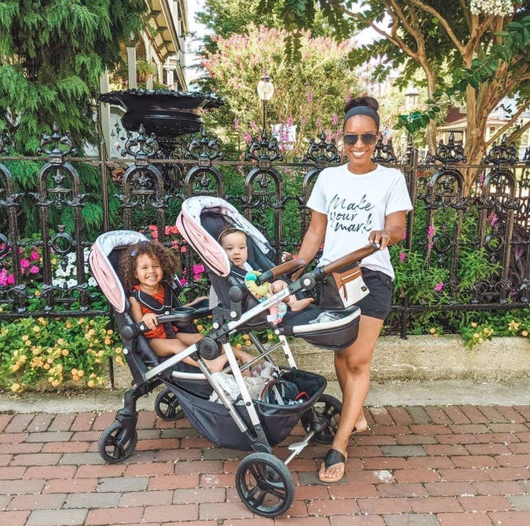 Itzy Ritzy - Coffee & Cream Travel Stroller Caddy