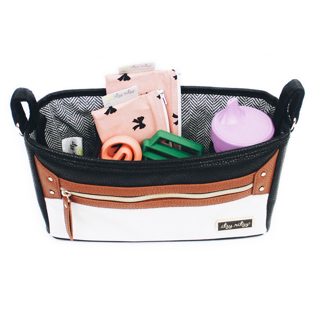 Itzy Ritzy - Coffee & Cream Travel Stroller Caddy