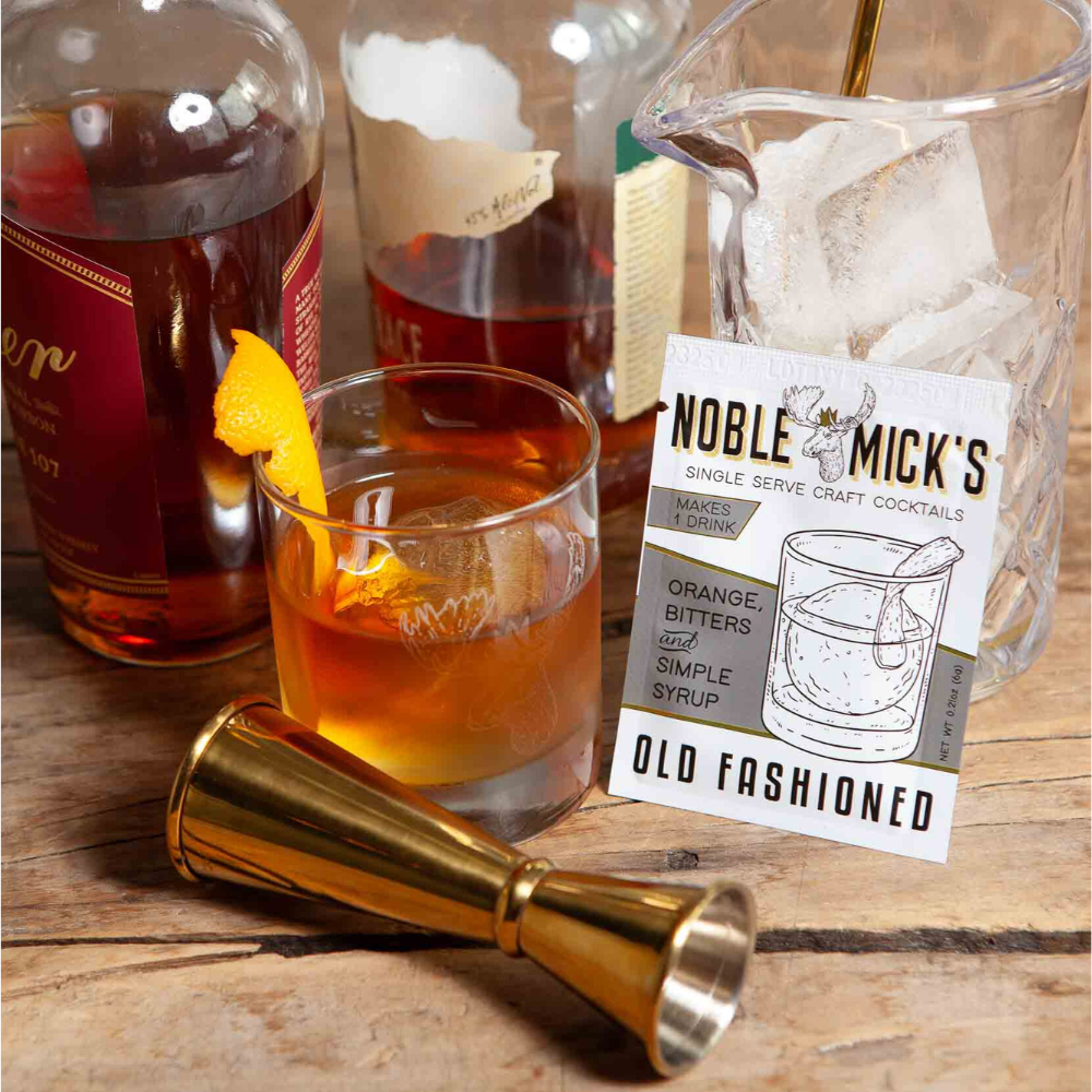 NOBLE MICK'S - Single Serve Craft Cocktails - Old Fashioned Single Serve Craft Cocktail