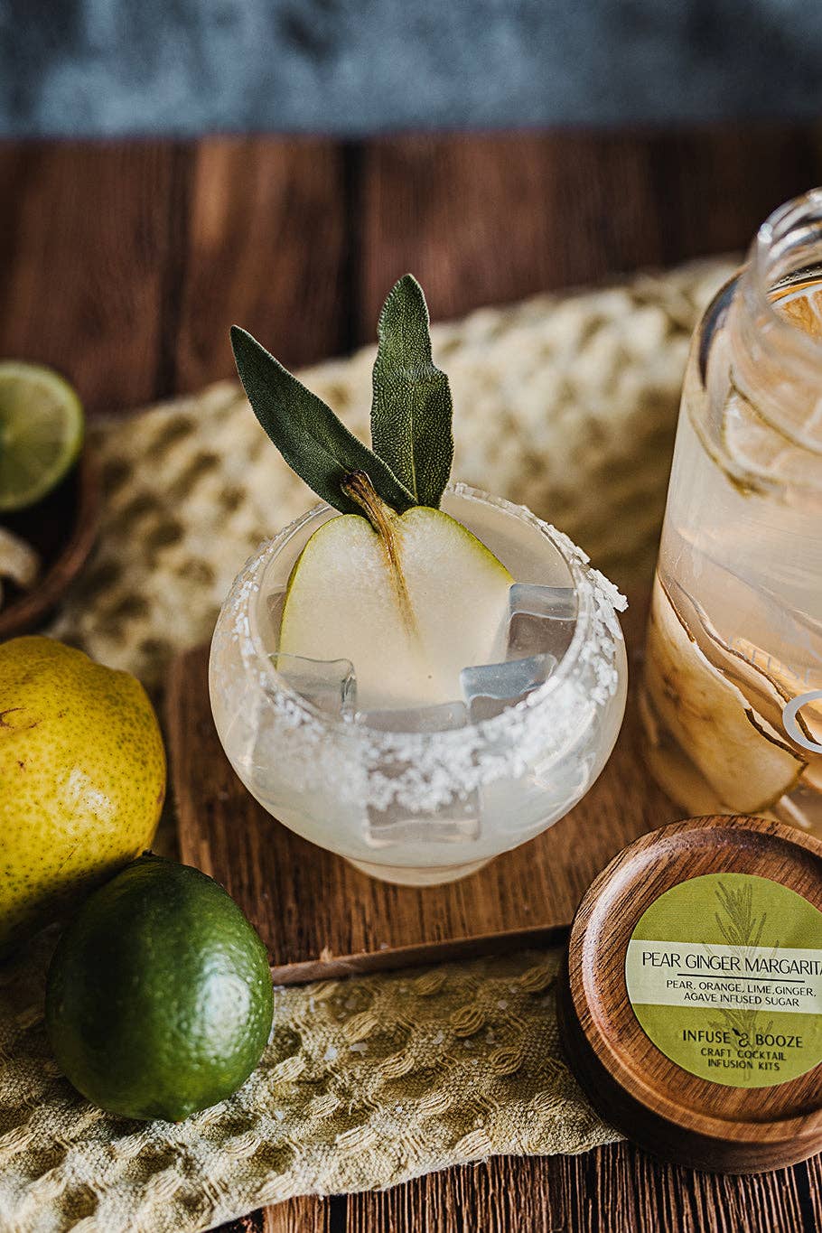 Infuse & Booze - Pear Ginger Margarita