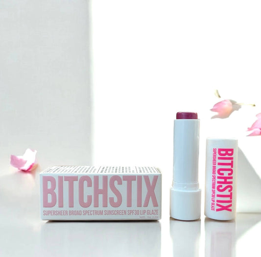 BITCHSTIX - SUPERSHEER LIP GLAZE Petal Pink - SPF30 Broad Spectrum