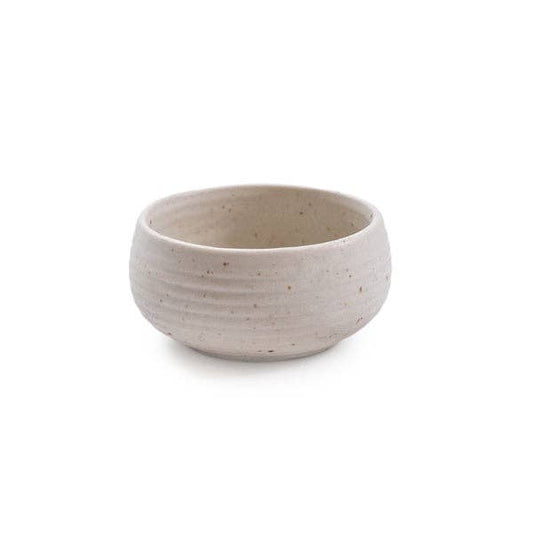 Sugarboo & Co - Ribbed Ceramic Speckled Dip Bowl - 3.5