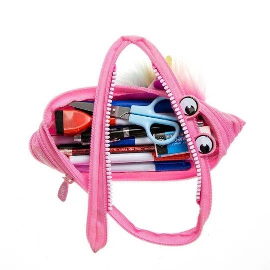 ZIPIT - ZIPIT Unicorn Pencil Case, Pink