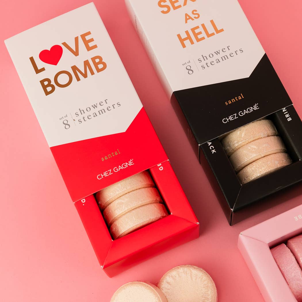 Chez Gagné - Love Bomb Shower Steamers - Santal