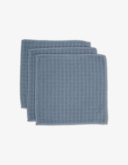 Geometry - Sky Waffle Washcloth Set