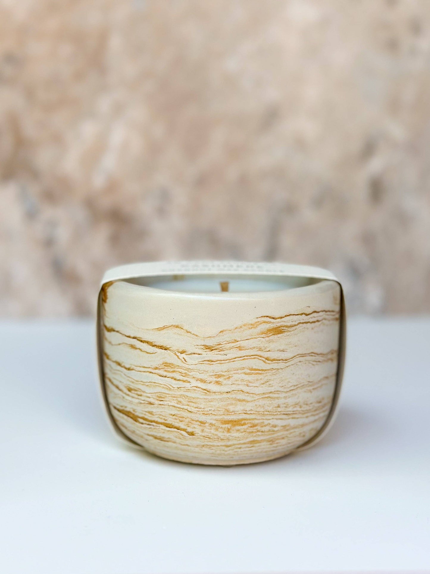 AW HOME candle co - CASHMERE - Concrete Candle - coconut wax and phthalate-free fragrance candle - 8oz