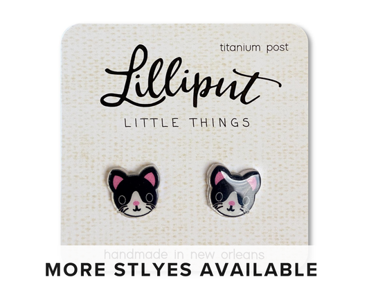 Lilliput Little Things - Kitty Cat Earrings