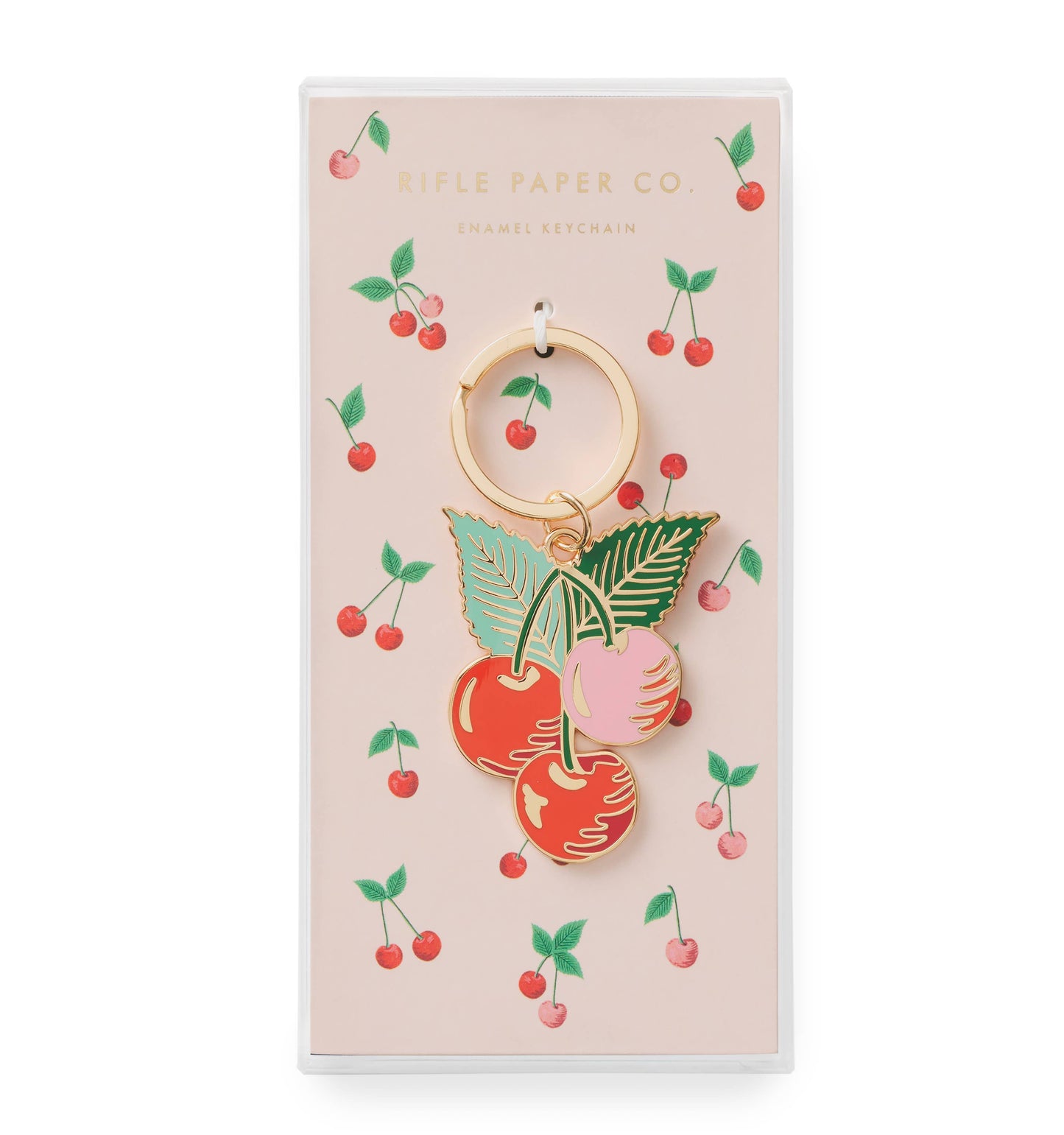 Rifle Paper Co. - Cherries Enamel Keychain