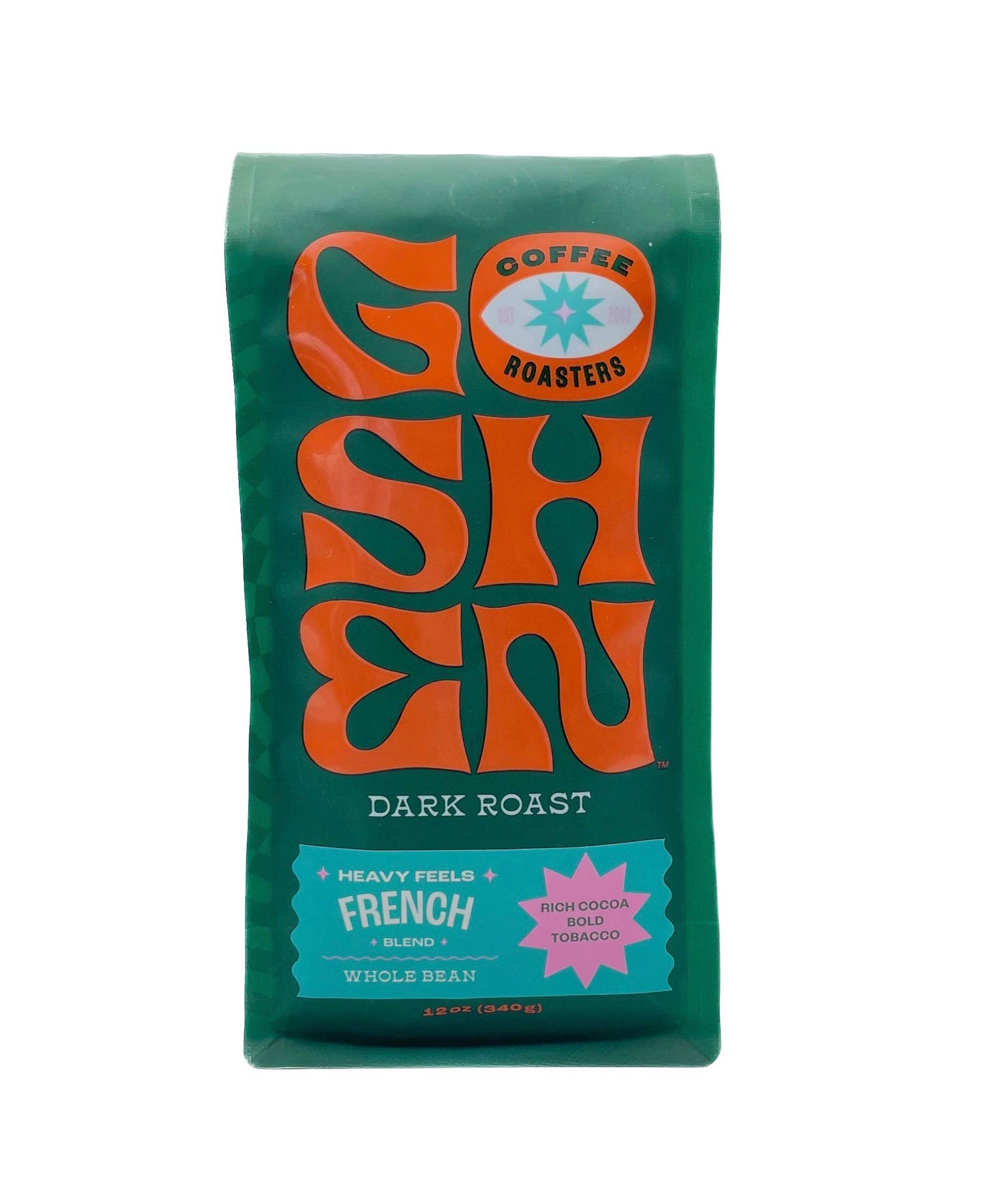 Goshen Coffee Company - Black Dog Espresso Dark Roast Coffee Whole Bean, Ground