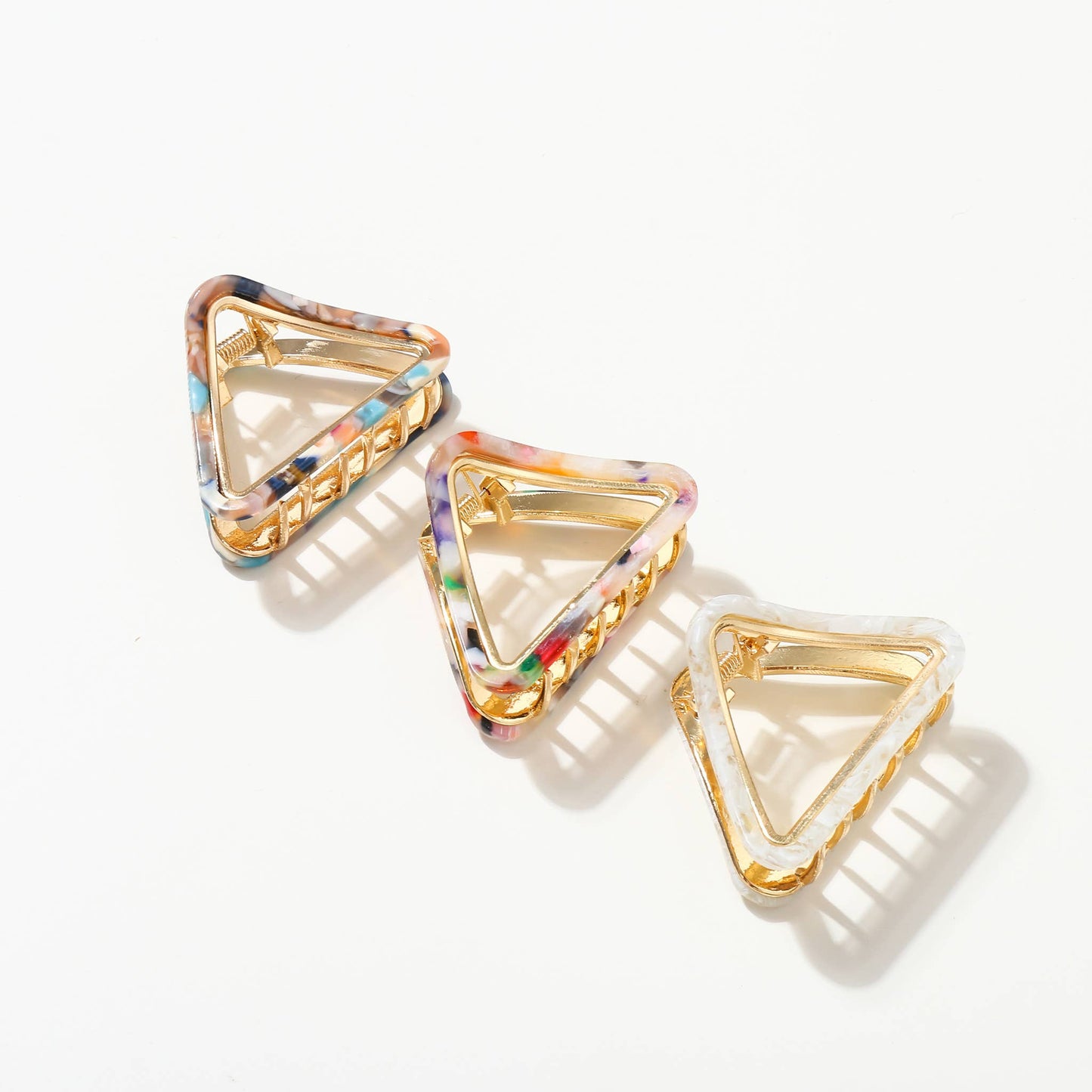 Adorro - Amelie | Small Metal Triangle Eco-Friendly Claw Clip