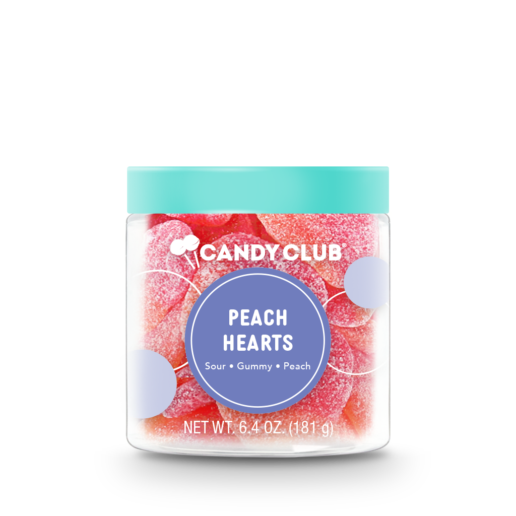 Candy Club - Peach Heart Gummies